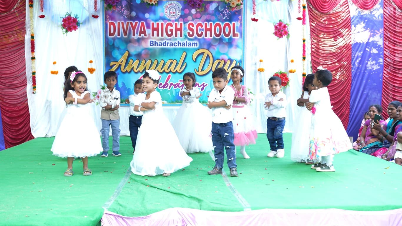 Cultural program at Divya High School