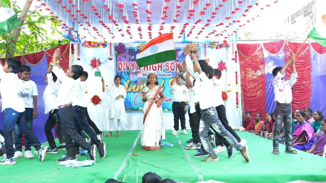 Cultural program at Divya High School